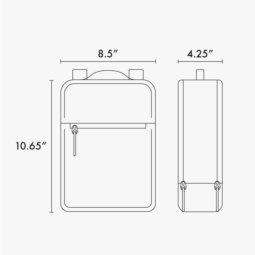 Calpak Black and Gold Kaya Mini Backpack Bag - Picture 11 of 11